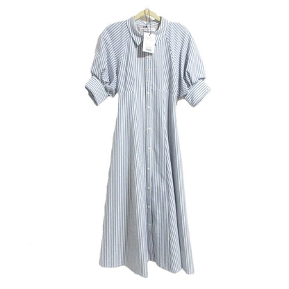 ハーリップトゥ Volume Sleeve Stripe ワンピース