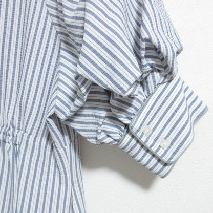 ハーリップトゥ Volume Sleeve Stripe ワンピース