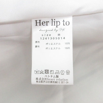 ハーリップトゥ Volume Sleeve Stripe ワンピース