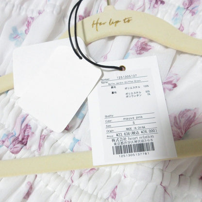 ハーリップトゥ Belle Jardin シフォンワンピース