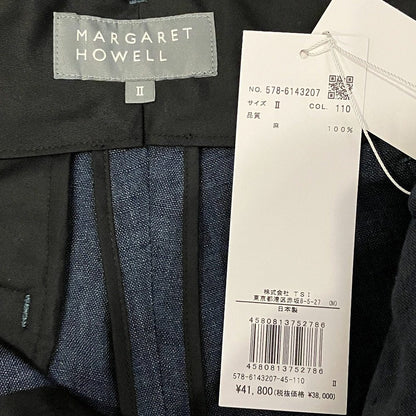 マーガレットハウエル FADED LINEN トラウザーズ