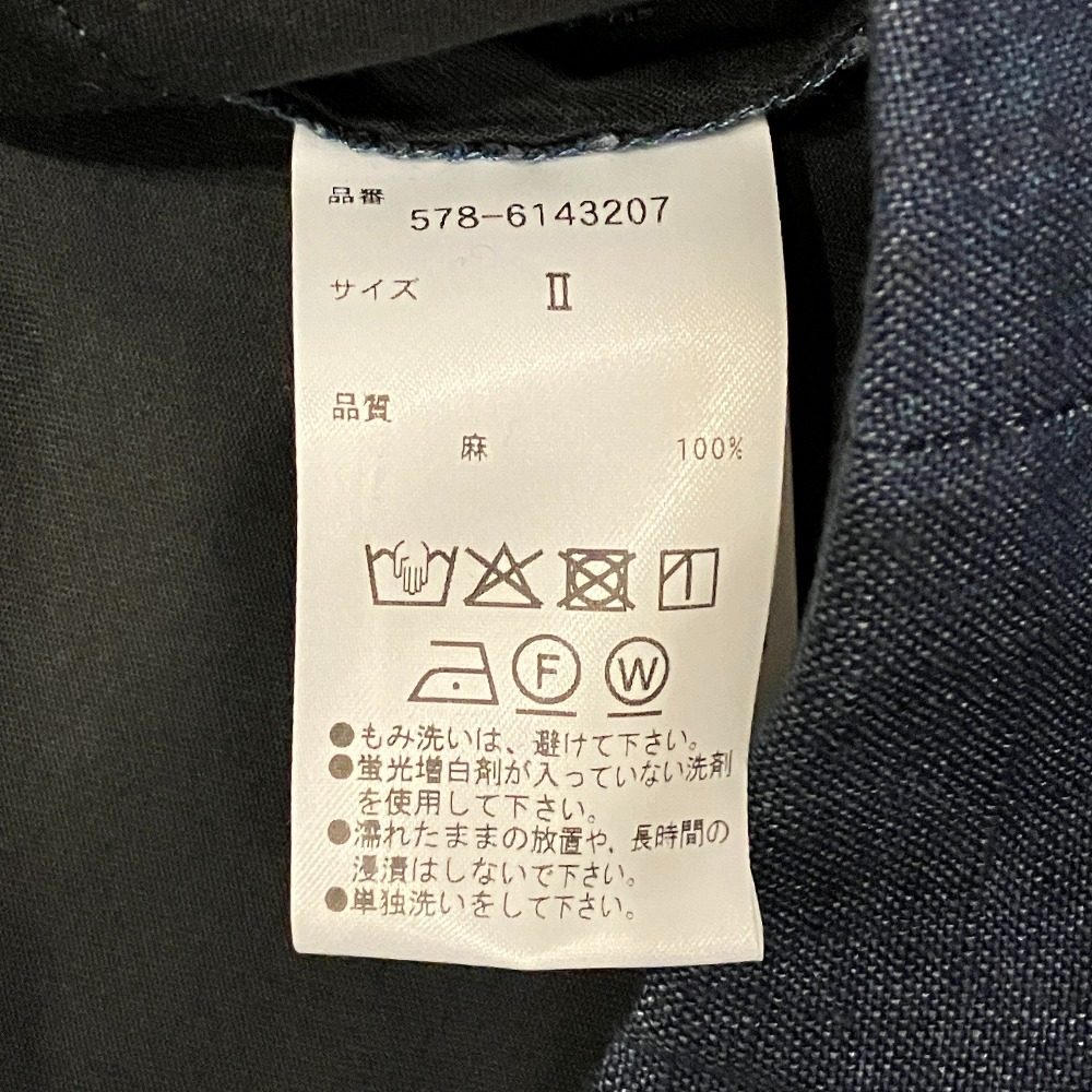 マーガレットハウエル FADED LINEN トラウザーズ