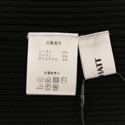 マチャット リブニットノースリーブオフショルダートップス
