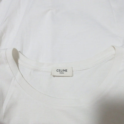 セリーヌ ロゴプリント コットンTシャツ