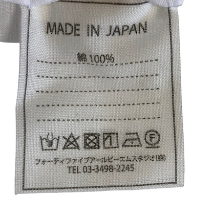 フォーティファイブアール コットンタックブラウス