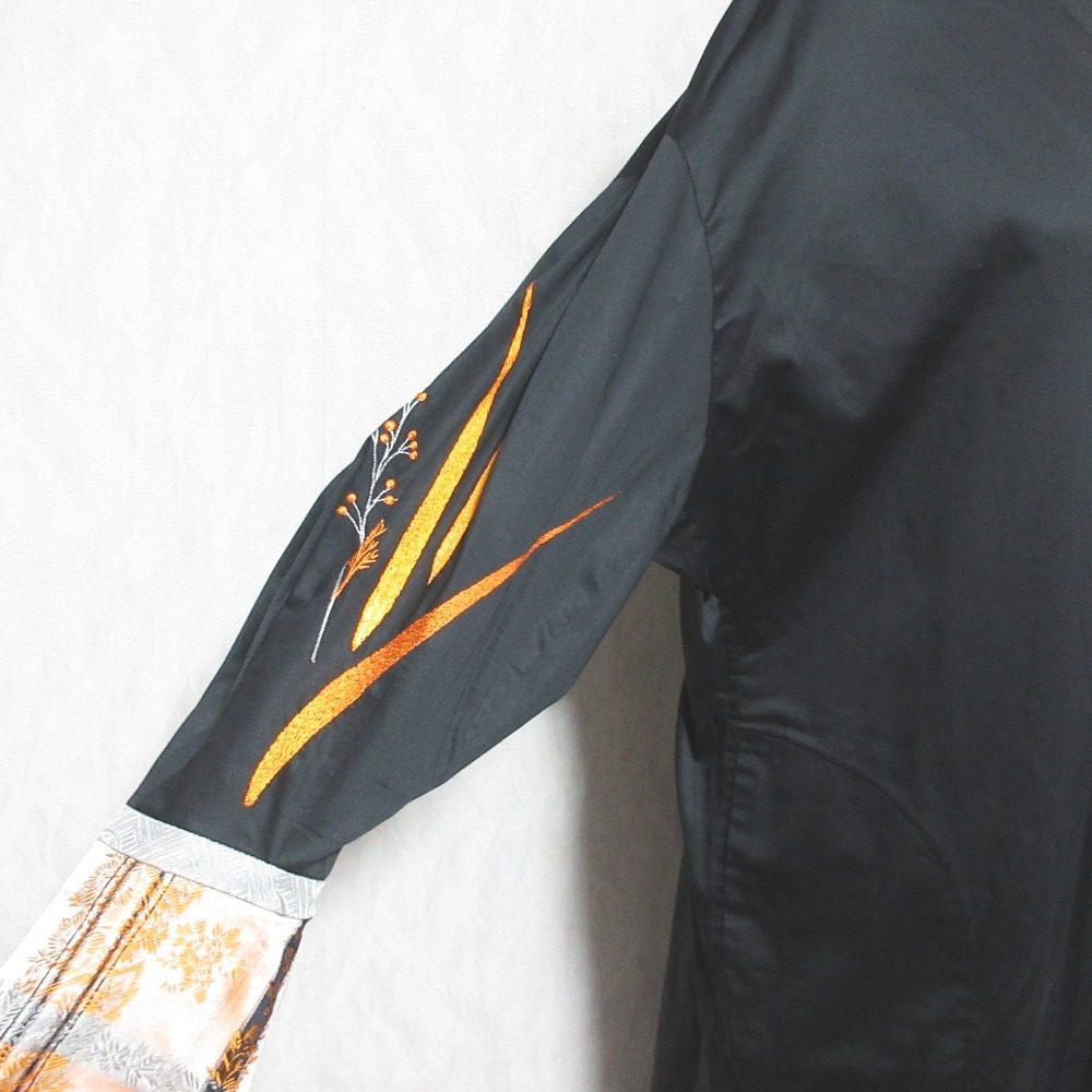 マメクロゴウチ Floral Embroidery ワンピース