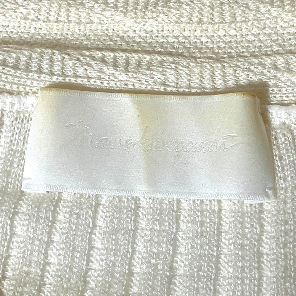 マメクロゴウチ Sash Jacquard ニットプルオーバー