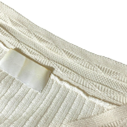 マメクロゴウチ Sash Jacquard ニットプルオーバー