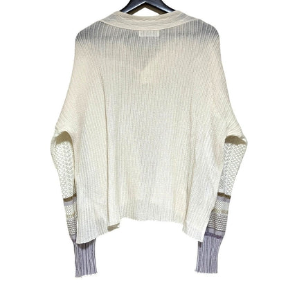 マメクロゴウチ Sash Jacquard ニットプルオーバー