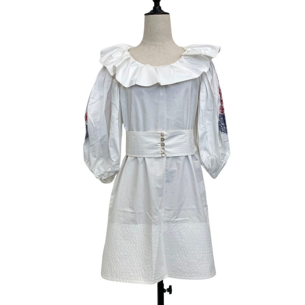 パトゥ VOLUME SLEEVES MINI DRESS ワンピース