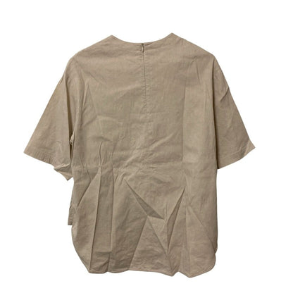 セオリーリュクス ECO CRUNCH WASH ELIANI リネンショートスリーブカットソー