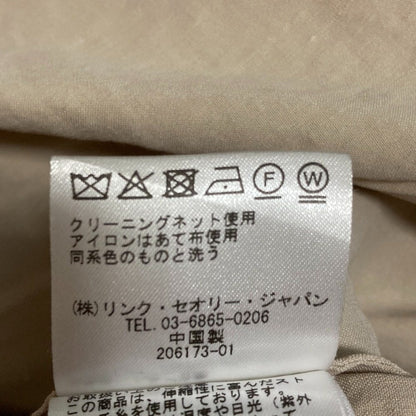 セオリーリュクス ECO CRUNCH WASH ELIANI リネンショートスリーブカットソー