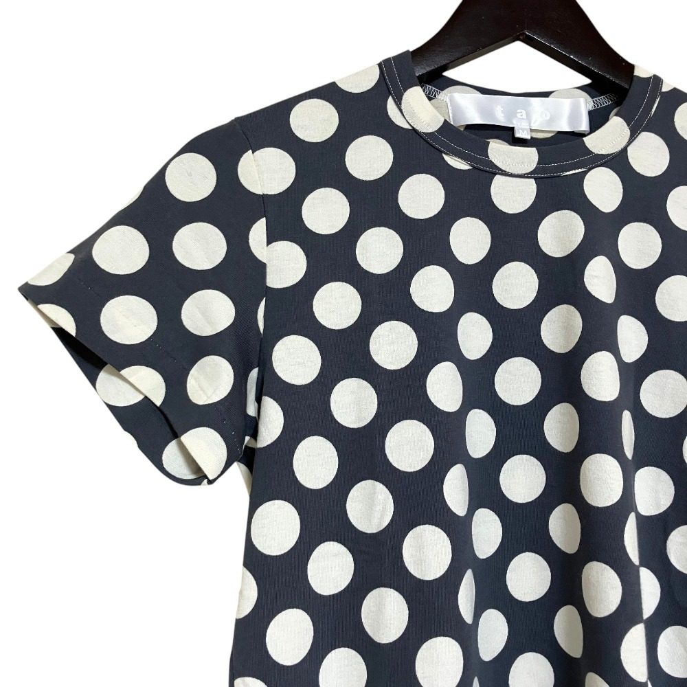 タオコムデギャルソン ドットプリント半袖Tシャツ