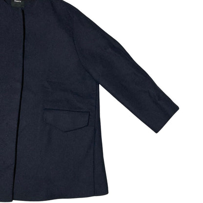 セオリー WOOL MELTON ノーカラーコート
