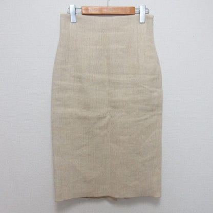 マディソンブルー JUTE ハイウエスト リネンタイトスカート