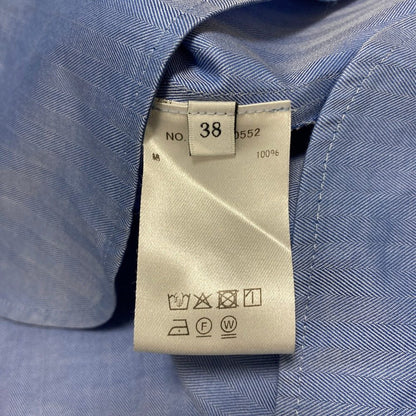 エブール コットンヘリンボーン半袖シャツ