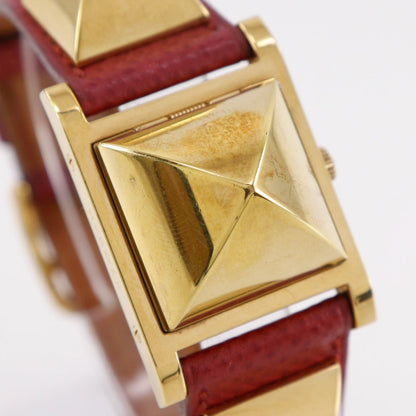 エルメス メドール 金属 腕時計