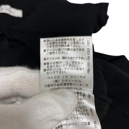 クレブラット フリルノースリーブニット