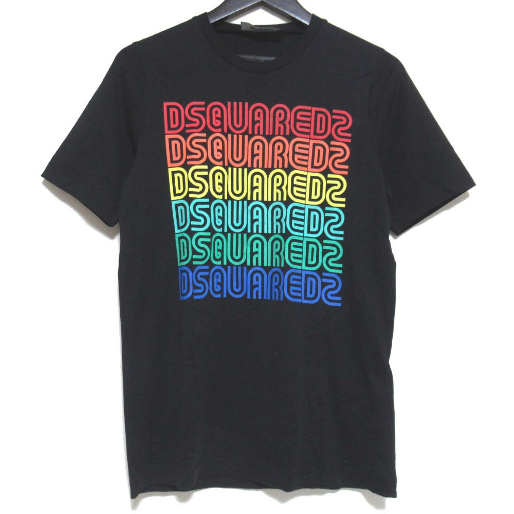 DSQUARED2 RENNY FIT レターロゴプリント コットンTシャツ