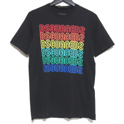 DSQUARED2 RENNY FIT レターロゴプリント コットンTシャツ