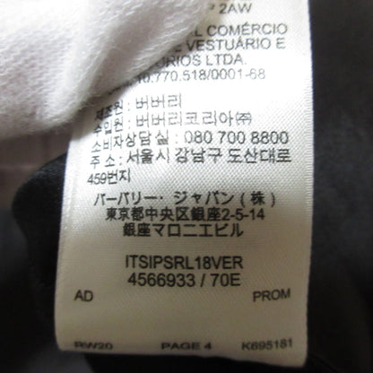 バーバリー ハーフジップロゴボーリングシャツ