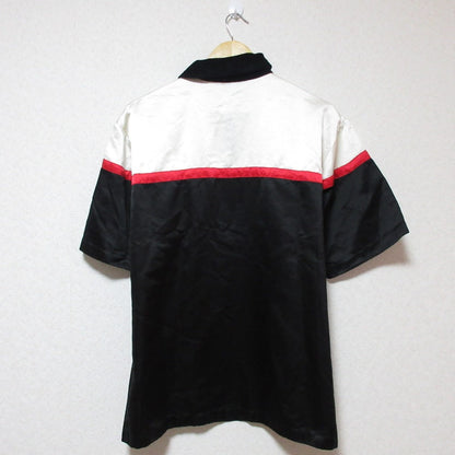 バーバリー ハーフジップロゴボーリングシャツ