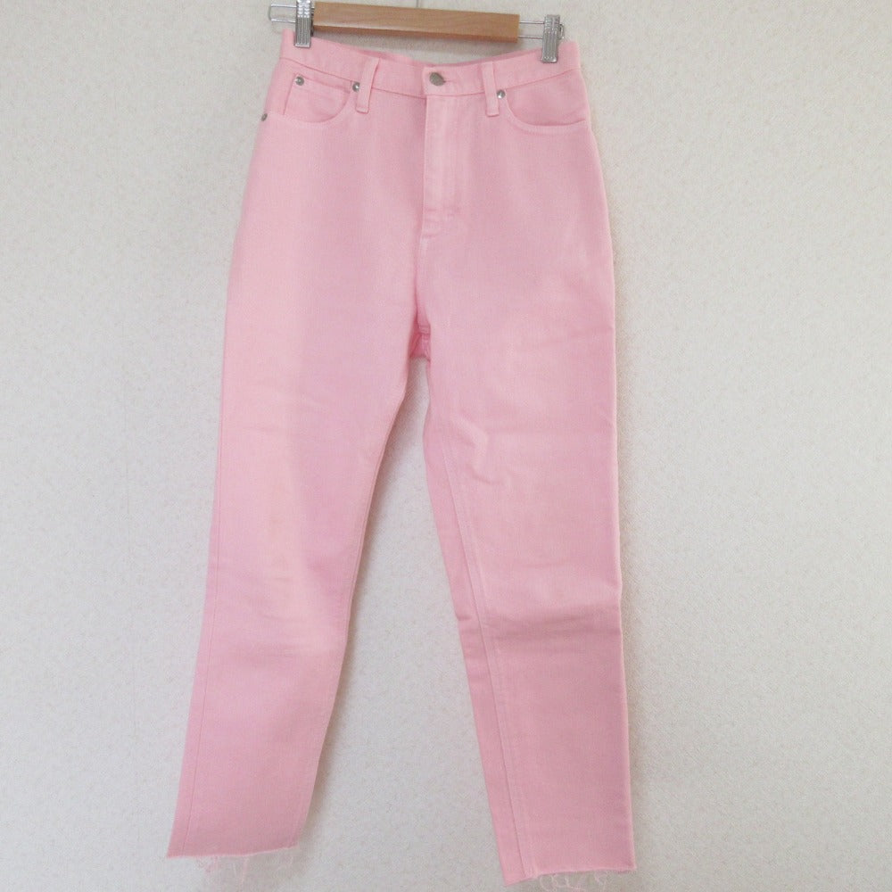 HYKE カットオフ デニム パンツ