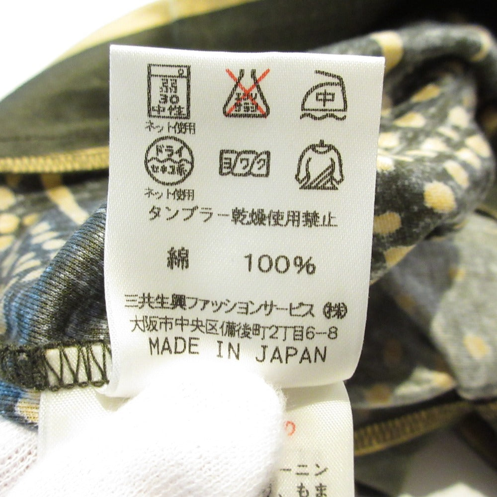 レオナール 総柄ノースリーブカットソー