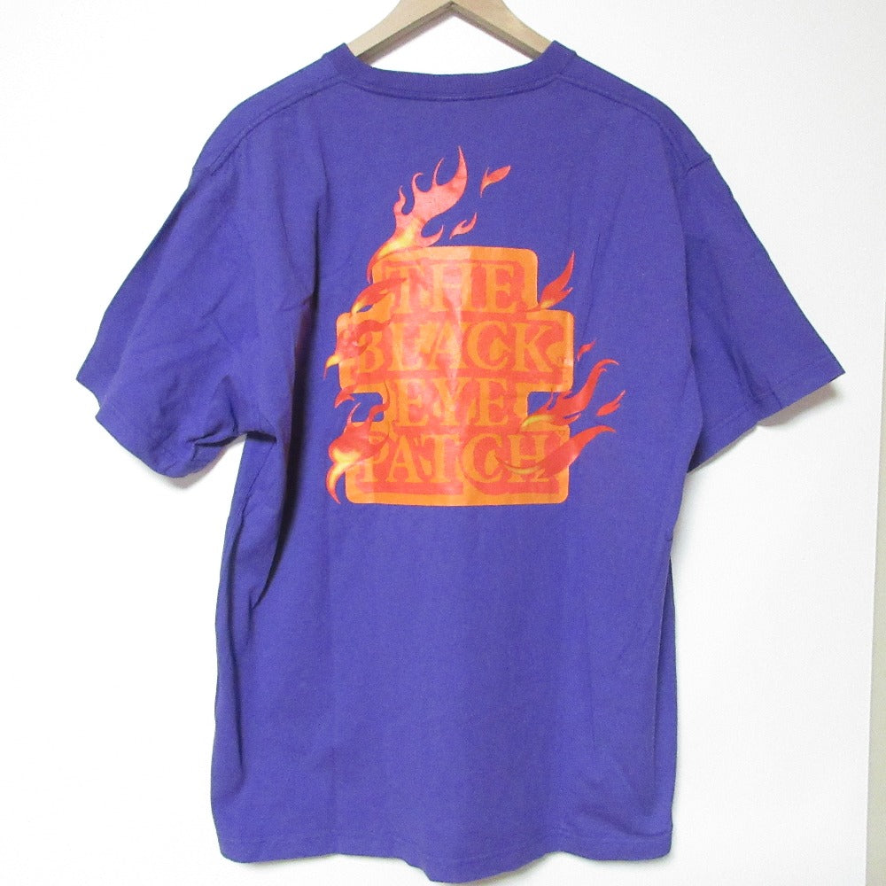 ブラックアイパッチ Burning OG Label コットン Tシャツ