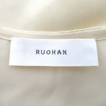 RUOHAN 長袖 ノーカラー ブラウス