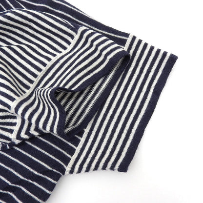 Loro Piana カシミヤ100% ボーダー柄ニットカットソー
