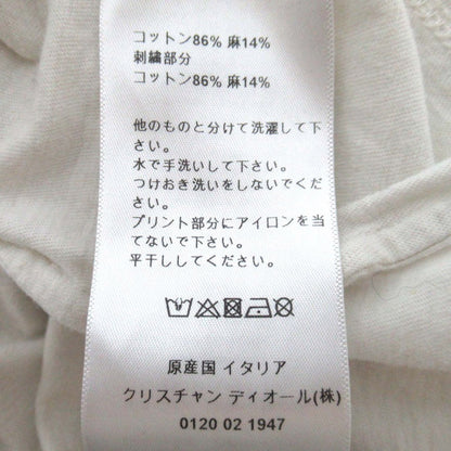 クリスチャンディオール コットンリネンブレンド半袖Tシャツ