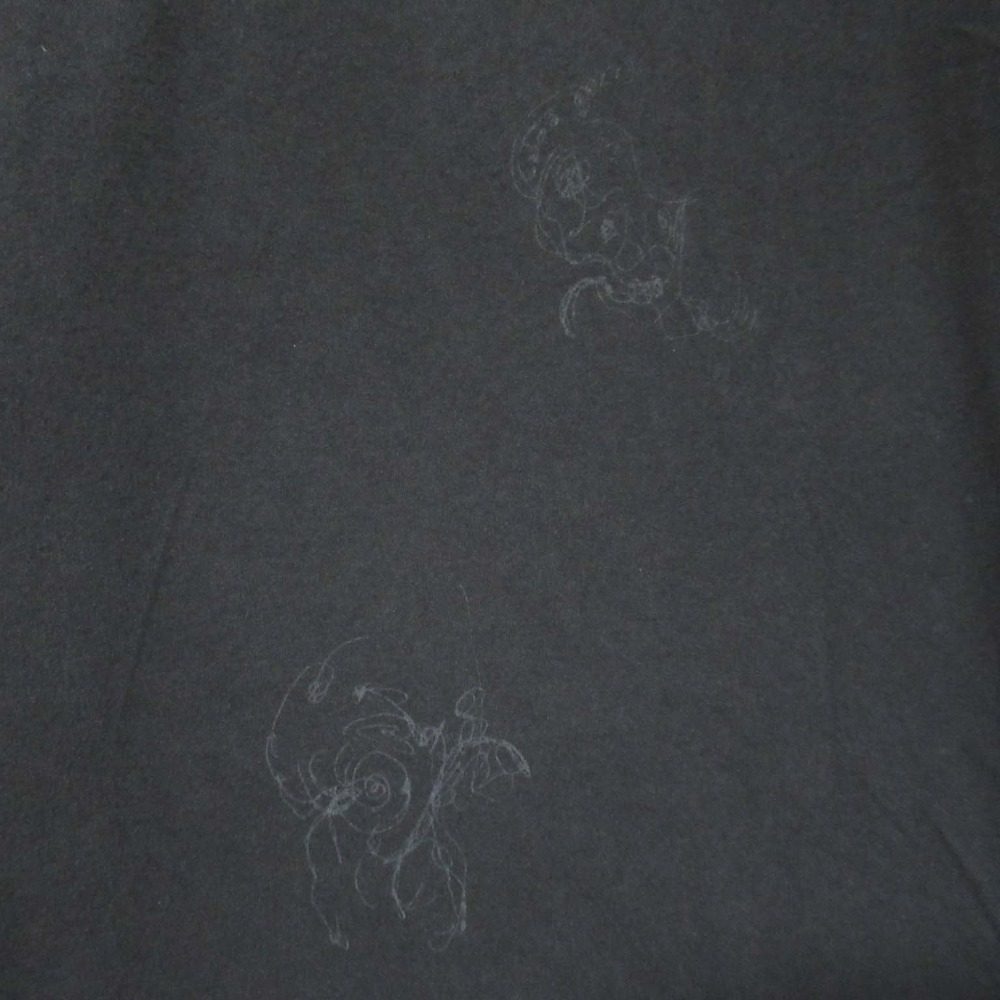 ヨウジヤマモト プリントコットンTシャツ