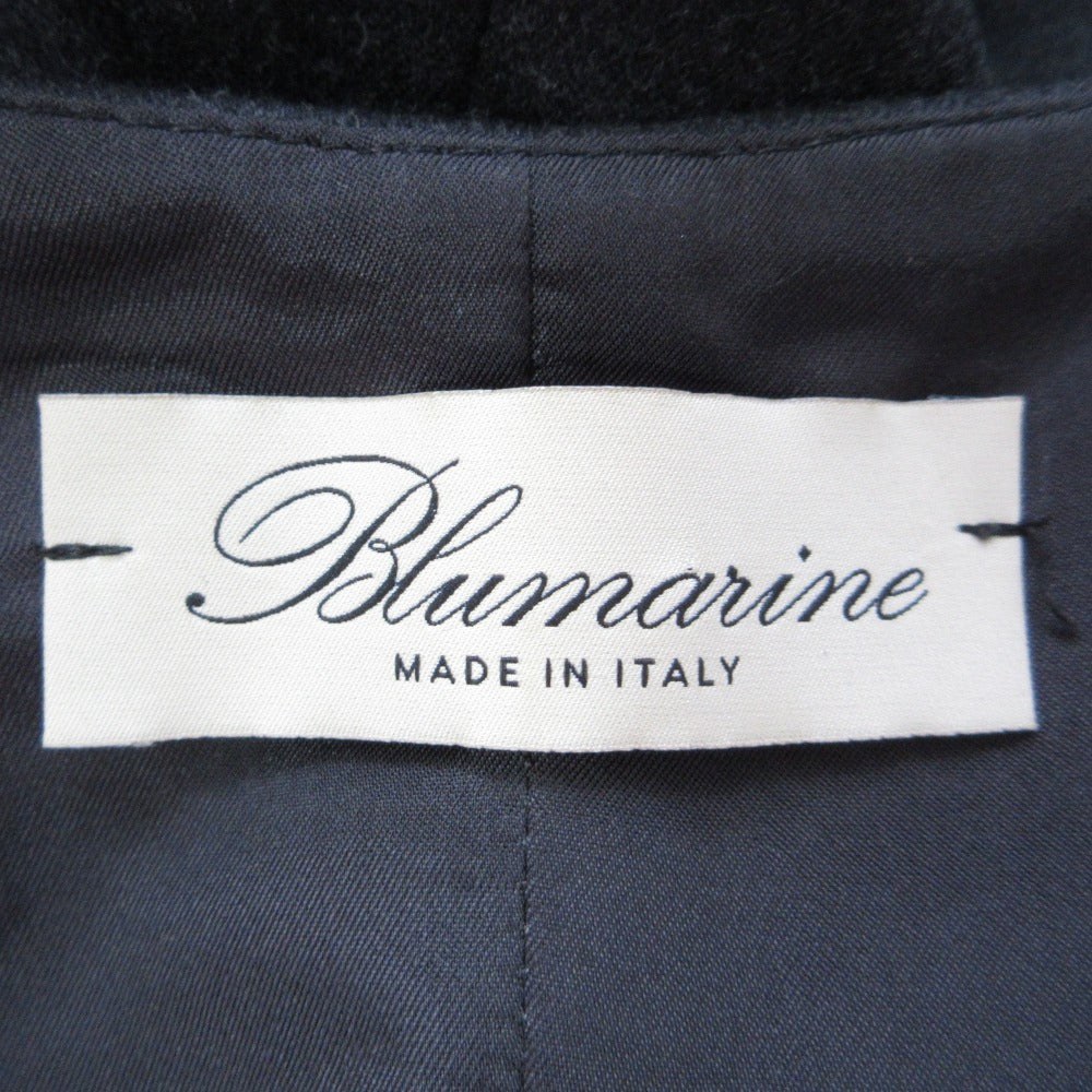 Blumarine フレンチ スリーブ ウール ストレッチ ドレス