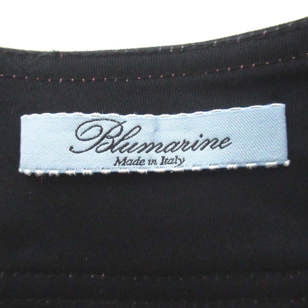 Blumarine フラワー ノースリーブ ドレス