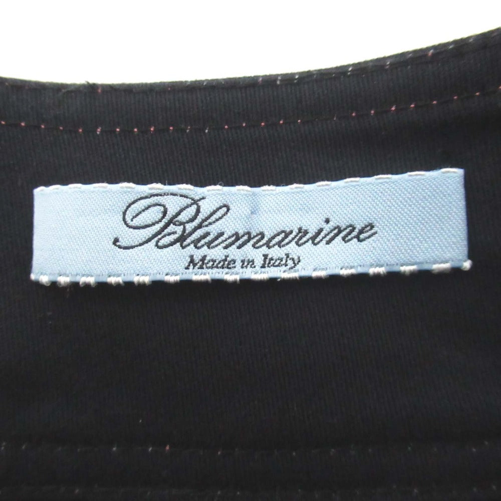 Blumarine フラワー ノースリーブ ドレス