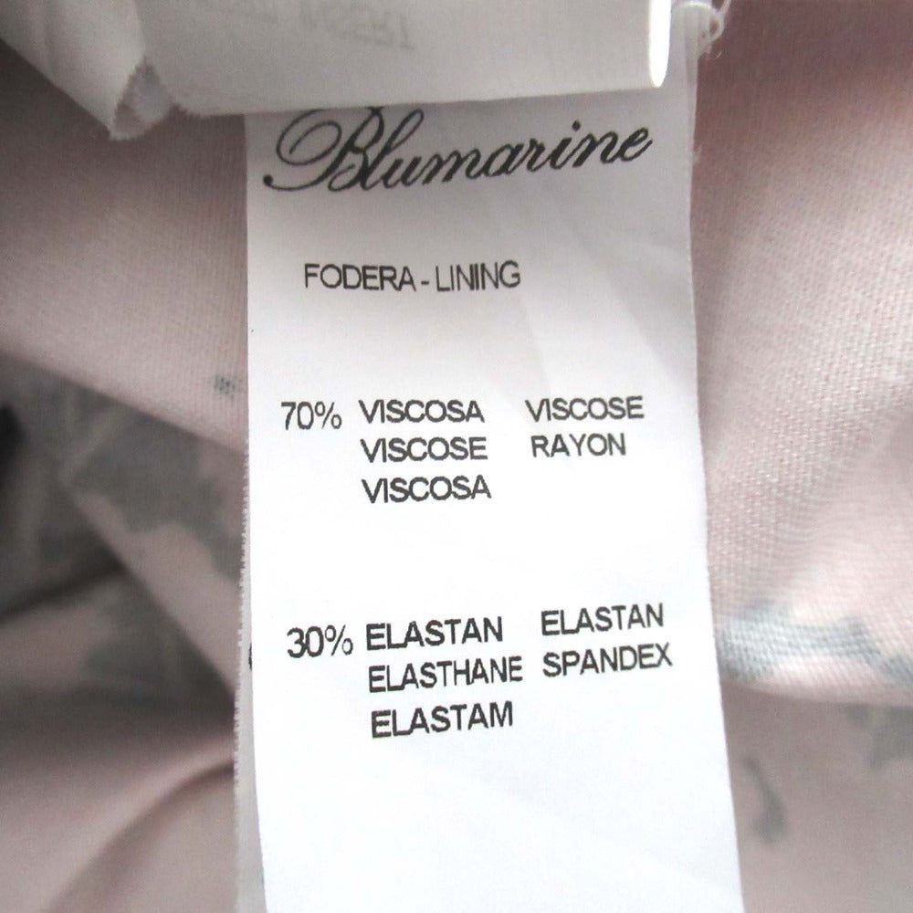 Blumarine フラワー ノースリーブ ドレス
