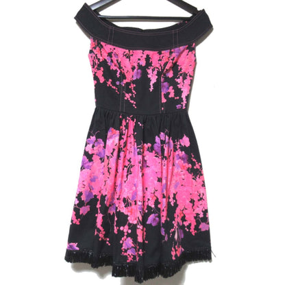 Blumarine フラワー ノースリーブ ドレス