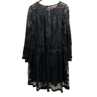 シーバイ クロエ フローラル メッシュ ドレス