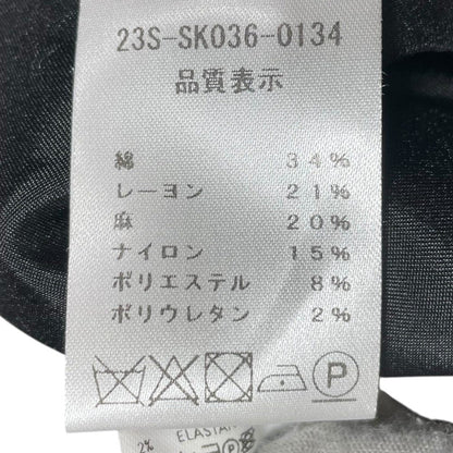 Patou 23S-SK036-0134 リネン ブレンド スカート