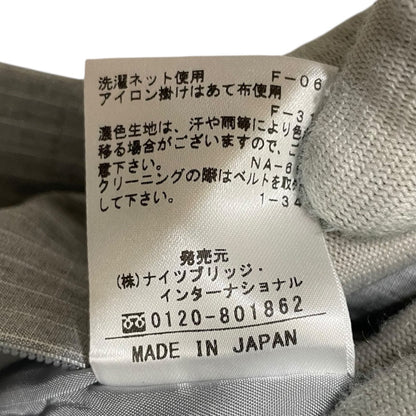 OLD ENGLAND ストライプ リネン ブレンド ドレス