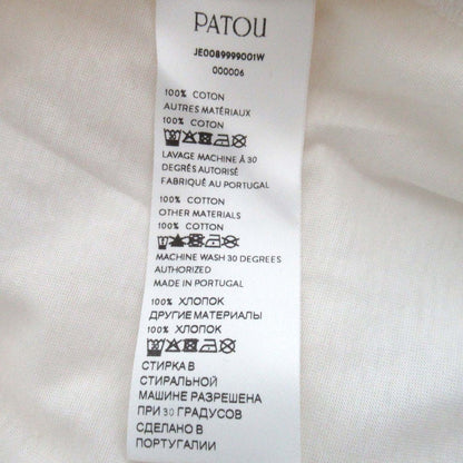Patou EMBROIDERED COLLAR TEE SHIRT コットン Tシャツ