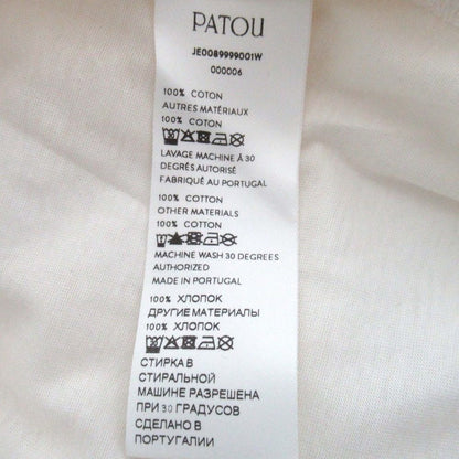 Patou EMBROIDERED COLLAR TEE SHIRT コットン Tシャツ
