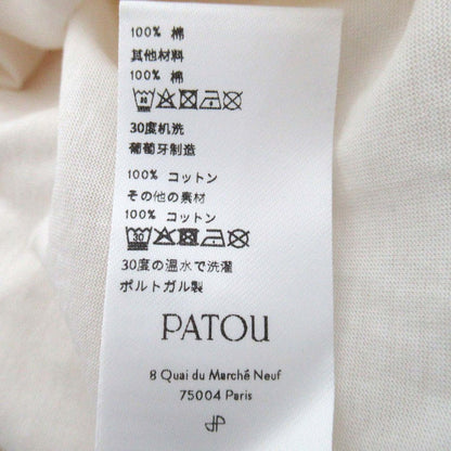 Patou EMBROIDERED COLLAR TEE SHIRT コットン Tシャツ