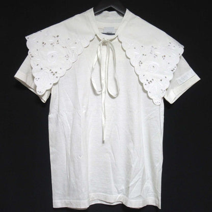 Patou EMBROIDERED COLLAR TEE SHIRT コットン Tシャツ