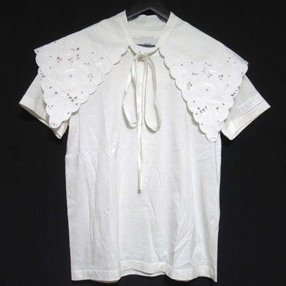 Patou EMBROIDERED COLLAR TEE SHIRT コットン Tシャツ