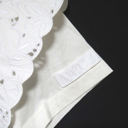 Patou EMBROIDERED COLLAR TEE SHIRT コットン Tシャツ