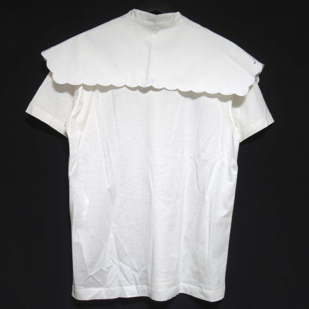 Patou EMBROIDERED COLLAR TEE SHIRT コットン Tシャツ