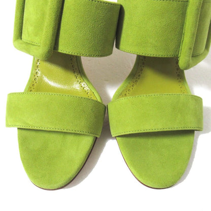 マノロブラニク メイセール スエード ハイヒールサンダル