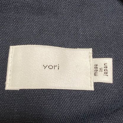 yori フロント ボタン リネン ブレンド ロング スカート